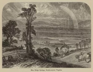 Related Images Photographic Print Collection: Blue Ridge Springs, South-western Virginia (engraving)