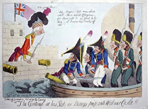 Napoleonic Conquest Collection: British satire of a French Invasion (engraving)