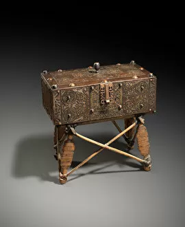 Mauritania Collection: Chest (wood, brass & steel)