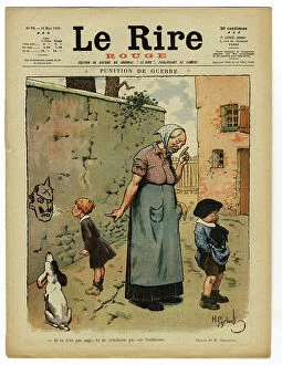 Street art graffiti Canvas Print Collection: Cover of ' The Red Laughter', Satirical in Colours, 1916_3_18: ' If you are not wise