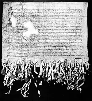 The Declaration of Arbroath, 1320 Fine Art Print