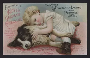 Guard Dog Collection: E W Hoyt and Co, perfume manufacturers, advertisement (chromolitho)