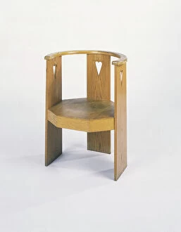 Octagonal Collection: Elbow chair, 1908-9 (wood)