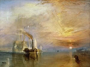 Seascapes and marine art Poster Print Collection: The Fighting Temeraire, 1839 (oil on canvas)