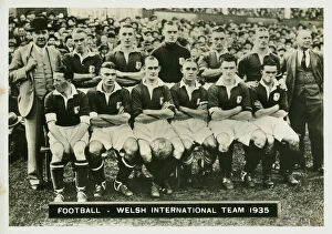 Sheffield United Collection: Football, Welsh International Team 1935 (b/w photo)