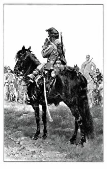 Military History Collection: French Army, French Hussar about 1880 by Detaille