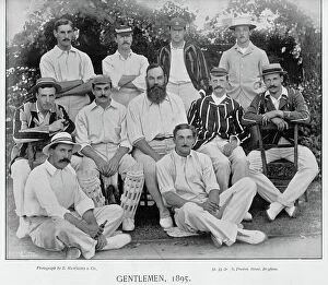 Cricket Whites Collection: The Gentlemen team from the Gentlemen v Players match at Lords in 1895