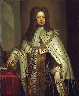 Greenwich Poster Print Collection: George I (1660-1727), c.1714 (oil on canvas)