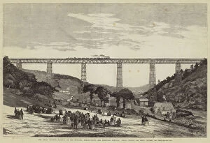 Railways Collection: The Great Crumlin Viaduct, on the Newport, Abergavenny, and Hereford Railway, Total Length