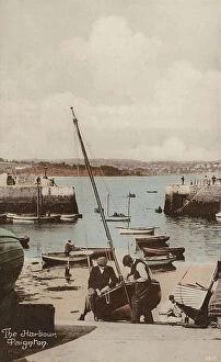 Paignton Collection: The Harbour, Paignton (coloured photo)