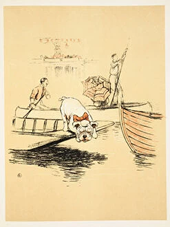 Cecil Charles Windsor Aldin Photo Mug Collection: Henley Regatta, Cecil Aldon (1870-1935). From A Gay Dog