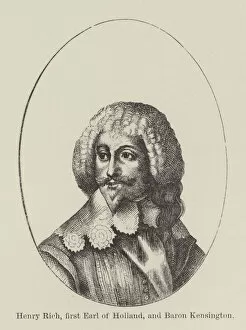 Liechtenstein Photographic Print Collection: Henry Rich, first Earl of Holland, and Baron Kensington (engraving)