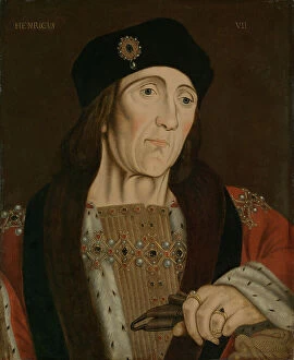 Tudor era fashion trends Fine Art Print Collection: Henry VII, c.1505 (oil on panel)