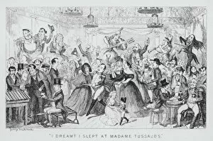 Dreamtime Collection: I Dreamt I Slept At Madame Tussauds (engraving)