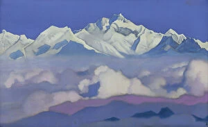 Related Images Canvas Print Collection: Kanchenjunga, 1936 (tempera on canvas)