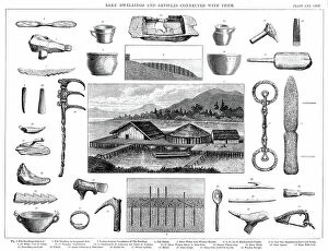 Zurich Collection: Lake Dwellings (Pile dwellings - Pfahlbauten) and associated artefacts
