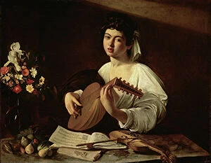 Caravaggio Jigsaw Puzzle Collection: The Lute Player, c. 1595 (oil on canvas)