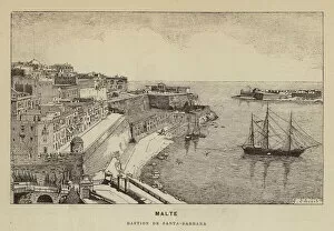 Malta Photographic Print Collection: Malte (engraving)