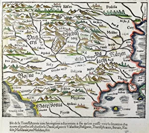 Bosnia and Herzegovina Photographic Print Collection: Map of Central Europe, from Cosmographia Universalis