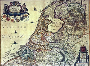 Netherlands Photo Mug Collection: Map of the Dutch Republic, Amsterdam, 1658. Netherlands