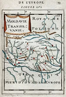 Romania Jigsaw Puzzle Collection: Map of Romania 1683