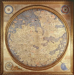 Mapping Collection: The Mappa Mundi of Fra Mauro, a Camaldolese monk from the monastery of San Michele in Murano, 1459