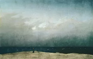 Berlin Metal Print Collection: Monk by the Sea, 1808-10 (oil on canvas)