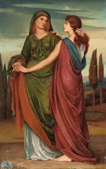 From The Back Collection: Naomi and Ruth, 1887 (oil on canvas)