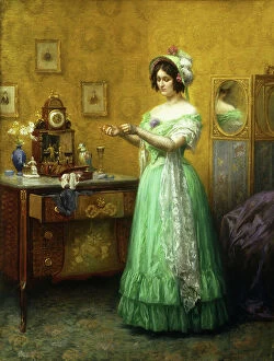 Dressing Room Collection: The New Gloves, 1909 (oil on canvas)