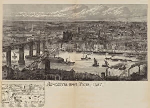 The Park Theatre Photographic Print Collection: Newcastle upon Tyne, 1887 (engraving)