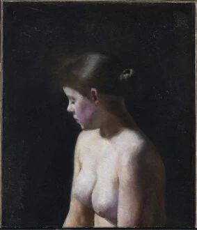 Semi Nude Collection: Nude Female Model, 1884 (oil on canvas)