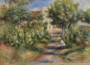 Pierre-Auguste Renoir Collection: The Painter's Garden, Cagnes, c. 1908 (oil on canvas)