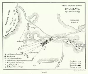 Battle Of Balaclava Collection: Plan (engraving)