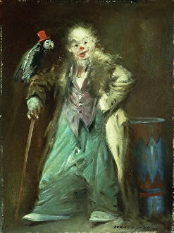 Haunting Collection: Polly's Clown, 1946 (oil on canvasboard)