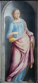Related Images Canvas Print Collection: Portia, 1495 circa, (oil on panel)