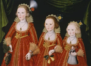 Tiara Collection: Portrait of Three Girls, c. 1620 (oil on panel)