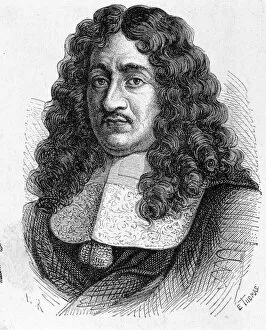 Canal du Midi Fine Art Print Collection: Portrait of Pierre Paul de Riquet (1604 - 1680), French engineer who built the canal du