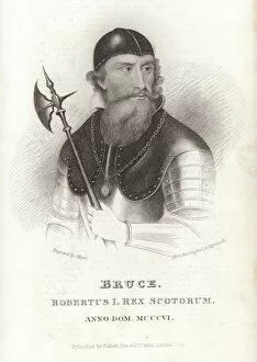 Royal Scots Greys Photographic Print Collection: Portrait of Robert the Bruce (engraving)