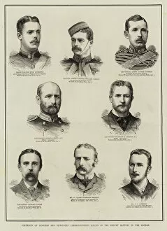 William Ireland Framed Print Collection: Portraits of Officers and Newspaper Correspondents killed in the Recent Battles in the Soudan