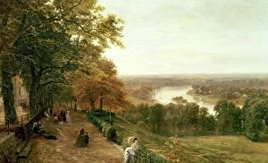 Landscape paintings Photographic Print Collection: Richmond Hill, London, 1875 (oil on canvas)