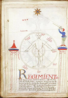 Greenwich Fine Art Print Collection: Rules of the North Star, 16th century (manuscript)