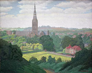 Camden Collection: Salisbury Cathedral (oil)
