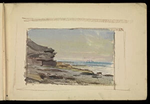 Watercolor artworks Collection: Seascape, sketchbook, 1901-04 (graphite, watercolour)