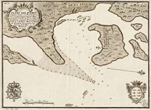Maps Canvas Print Collection: South China Sea, 1757 (engraving)