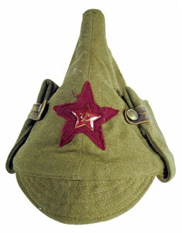 Communists Collection: Soviet Budenovka Winter Army Cap, 1920s-1930s (object)