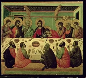 Life Of Christ Fine Art Print Collection: The Last Supper, from the Passion Altarpiece