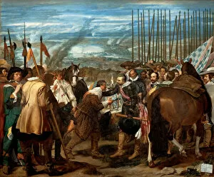 Diego Rodriguez de Silva y Velazquez Collection: The surrender of Breda on June 5, 1625 (oil on canvas, 1634-1635)