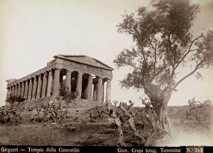 Agrigento Mouse Mat Collection: The Temple of Concordia in Agrigento
