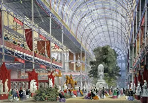 New London Architecture Collection: View of the Universal Exhibition at the Crystal Palace, built by Joseph Paxton for