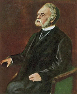 Industrialists Fine Art Print Collection: Werner von Siemens, German inventor and industrialist (colour litho)